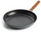 Greenpan Mayflower Pro Hard Anodized Healthy Ceramic Nonstick 26 cm Frying Pan Skillet, Vintage Wood Handle, PFAS-Free, Induction Suitable, Charcoal Gray
