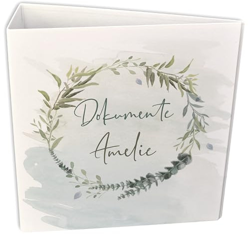 Ordner A4 breit, personalisierte Mappe, Sammelordner Herbarium, Ordner für Dokumente, personalisierter Rezeptordner, Erzieherordner Portfolio, Urkundenmappe, Motivordner A4 breit, Feenstaub