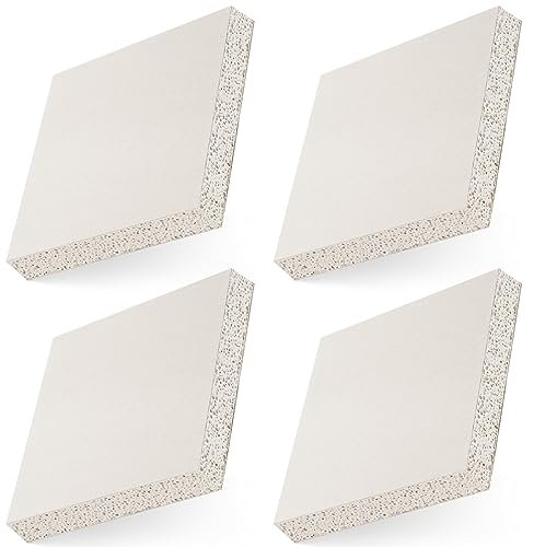 Amylove 4 Stück Trockenbau-Reparaturpaneel Trockenbau-Patch-Panel Trockenbau-Reparatur für Wandreparatur (15,2 x 15,2 x 1,27 cm)