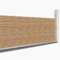 IDMarket Sichtschutz, blickdicht, 1,8 x 10 m, Holz-Claustra-Optik, 160 g/m²