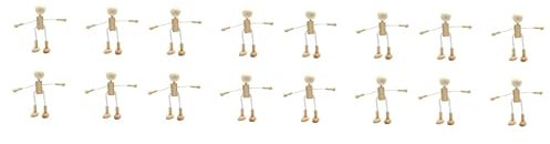 COHEALI Lernspielzeug 16 Stück Gelenkprojekte Esszimmer Skulptur Mini-Ornament Puppengeschenke Roboter Roman Geburtstag Menschen Kunst Japanische Schaufensterpuppe