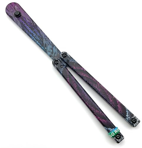 Larqety Foldable Plastic Tool, Sturdy and Lightweight, Excellent Balance, Practice Tool for Beginners (Camouflage Red)