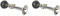 FISCHER 85803 Unisex Verchromt Ballhupe, silber/Verchromt, Einheitsgröße (Packung mit 2)