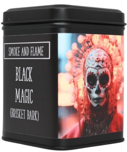 Black Magic Brisket Rub Spice Blend 200g Dry Rub Spice Blend Barbecue Classic USA BBQ Seasoning Black Bark Steak Rub Burger Beef Ribs Shin Chicken Pork SPG