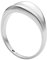 Skagen Anja Pebbles Damen-Ring Edelstahl silber ohne Edelsteine SKJ18500405.5, Edelstahl, Kein Edelstein