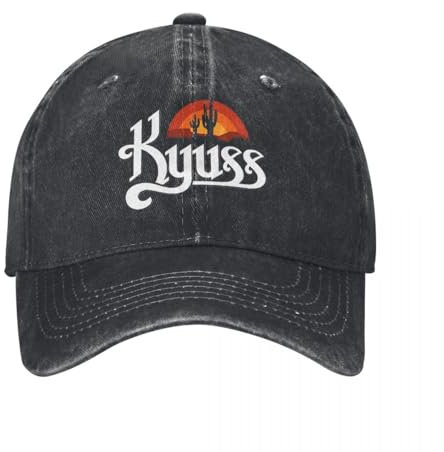 Klassische Kyuss QOTSA Snake Baseball Caps Unisex Distressed Denim Snapback Cap Kyuss Homme Hard Rock Workouts Hüte Cap Geschenk