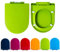Brigtviee Abattant WC en Forme De U,SièGe De Toilette Couleur,avec Fermeture en Douceur Et DéGagement Rapide, MatéRiau en PolypropylèNe for Salle De Bain, Fixation Facile,Vert