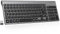 EasyTyping Wireless Keyboard for Laptop, Silent Compact USB Computer Keyboards for PC, Laptop, Desktop and Windows 10/8/7/XP - Gray