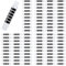 Reinscer 300 StüCk Stirn Thermometer Streifen Selbstklebende Thermometer Streifen Wiederverwendbare Thermometer Aufkleber VerfäRbung Aufkleber