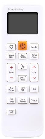 Replaced Remote Commander Applicable for Samsung Split-Type Room Air Conditioner AQN24VFUAGM AQN09VFUAGM AQN18VFUAGM AQN12VFUAGM AQN36VFUAGM AQV09UGFX AQV09UGAN AQV12UGAN AQV09PWAN AQV12PWAN AQV09PSAN