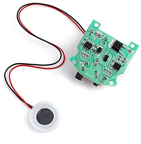 Kueohse 2 Pack Ultrasonic Atomization Maker 20mm 113KHz Mist Atomizer DIY Humidifier with PCB 3.7-12V