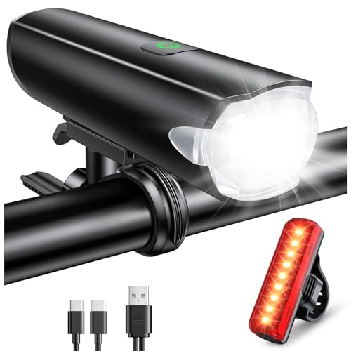 CIRYCASE 2026 New Bike Lights with Wide Beam, Bike Lights Front and Back