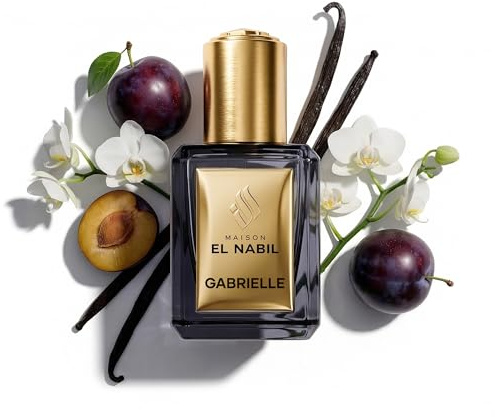 Maison El Nabil Gabrielle – Roll-On 5ml – Dubai Damenparfum – Alkoholfreier Parfumextrakt Kirsche Pflaume Vanille – Reiseformat Geschenkidee