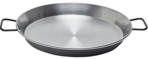 Garcima Paella Pfanne Stahl poliert, grau, 45 cm, 6 portions
