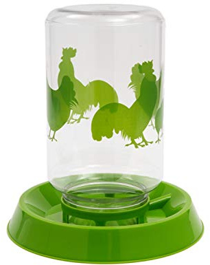 Lixit® Feeder or Waterer for Chickens and Other Wildlife - Made in USA (4 Quart)