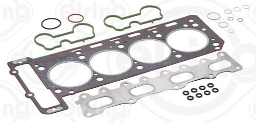 ELRING 746.420 Dichtungssatz Zylinderkopf ohne Zylinderkopfhauben-Dichtung ohne Ventilschaftabdichtung Kompatibel mit MERCEDES-BENZ C-Klasse Limousine W202 1110103820 1110106320 1110105020 | Kompatibel mit: GM KOREA KORANDO Cabrio, MERCEDES-BENZ C-CLASS, C-CLASS T-Model, CLK, CLK Cabriolet, E-CLASS, E-CLASS T-Model