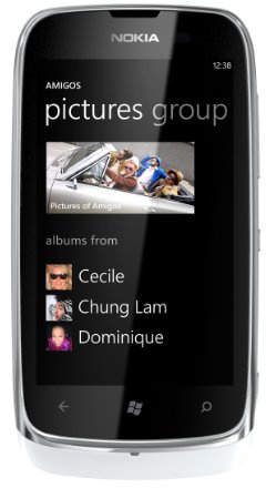 Nokia Lumia 610 9,4 cm (3.7) 0,25 GB 8 GB SIM singola Bianco 1300 mAh