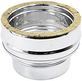 Raccord Tube Double Paroi Inox-Canon-Fumairia Toutes Les Tailles 130-180