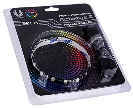 BITFENIX Alchemy 2.0 Magnetic RGB PC-LED-Streifen 30cm RGB, BFA-RGB-30MK15N-RP, grün, 30cm (15 LEDs)