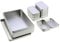 LJY Rechteckig leer Scharnier aus Metall Dosen Behältern Basic Necessities Home Aufbewahrung Organizer Mini Box Set