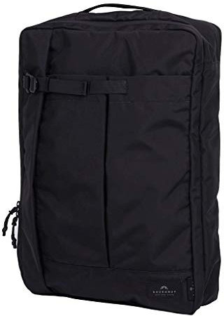 Doughnut Impartial Rucksack Unisex 10L mit Laptop Fach I Daypack multifunktional 4 in 1: Backpack/Umhängetasche/Schultertasche/Handtasche I Handmade & wasserfest in Black/Schwarz