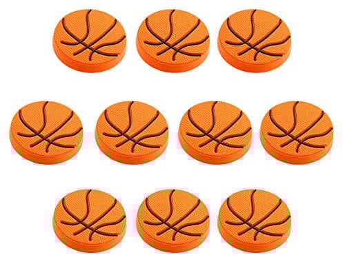 Yavso Kids Door Knobs, Yavso 10Pcs Basketball Knobs Kids Children Wardrobe Handles Drawer Knobs for Kids Room Decor