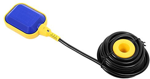 Interrupteur à Flotteur, Commutateur Interrupteur de Niveau d'Eau à Flotteur avec Câble de 5M Interrupteur à Niveau Automatiquement Réglable pour Pompe de Réservoir