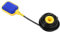 Interruptor Flotante, Interruptor Nivel Agua con Cable de 5 m, Interruptor de Flotador Rectangular, para Bomba, Depósito Líquido, Nivel de Agua, 250 V 15 (8) A