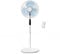 Rowenta Essential+ Standventilator, Höhenverstellbar, 3 Geschwindigkeiten, Timer-Funktion, Leise, Fernbedienung, Weiß, VU4440F0