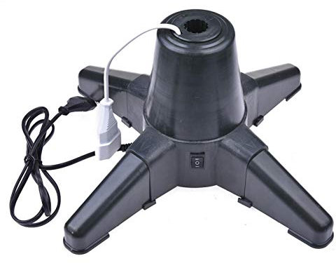 Earthily weihnachtsbaumständer Christbaumständer Elektrischer Weihnachtsbaum Drehfußständer