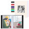 Benjia Small Photo Album 6x4 2 Packs, Each Pack Holds 50 Pockets, Slip In Mini Leather Top Loading Photo Albums Holds Portrait Only 10x15cm Picture Beige
