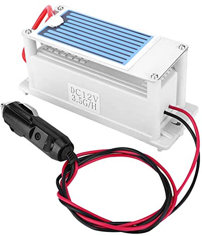Jeanoko Ozonizador de aire, generador de ozono estable, salida de 3,5 g, buena disipación de calor, portátil para coche