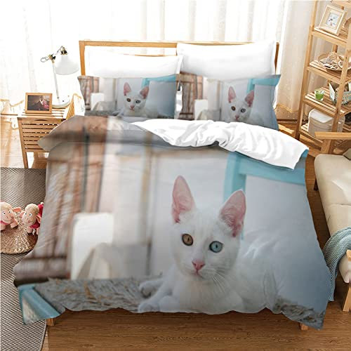 BettwäSche 200x200 Aprikose Angora + 2 Kissenbezüge 80x80 cm Atmungsaktiver Bettbezug mit Reißverschluss Deluxe-Bettwäsche-Set Microfaser Bettgarnitur waschbar Bettwäsche-Set