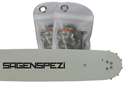 38cm Schwert-Set Drive mit 2 Halbmeißelketten 3/8 56TG 1,5mm passend für Dolmar 115i