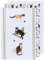 Now Designs Floursack Küchentücher, schnell trocknend, Baumwolle, Handtuch-Set, 3 Stück, Katzen-Kollektion, 50,8 x 76,2 cm