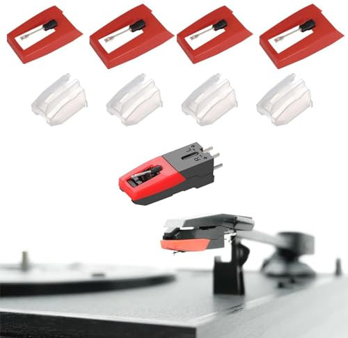 Schallplatten Nadel, USB Plattenspieler Nadel, 5 Stück Plattenspieler Ersatznadel, Schallplattenspieler Nadel, Dual Plattenspieler Nadel, Gramofon Nadel, Gramophone Nadeln, Plattenspielernadeln