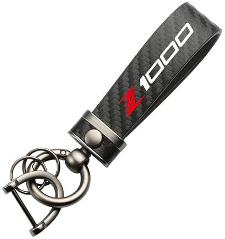 Porte-Clés De Moto En Alliage De Zinc Et Fiber De Carbone, Cadeaux Pour Kawasaki Z1000 Z 1000