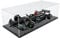 Nynelly Acrylic Display Case for Lego Mercedes F1 for Lego McLaren F1 for Lego Ferrari F1 for Lego F1 for Lego Car Display Case for Model Car Assemble Dustproof Thickened Clear Display Box(Black)
