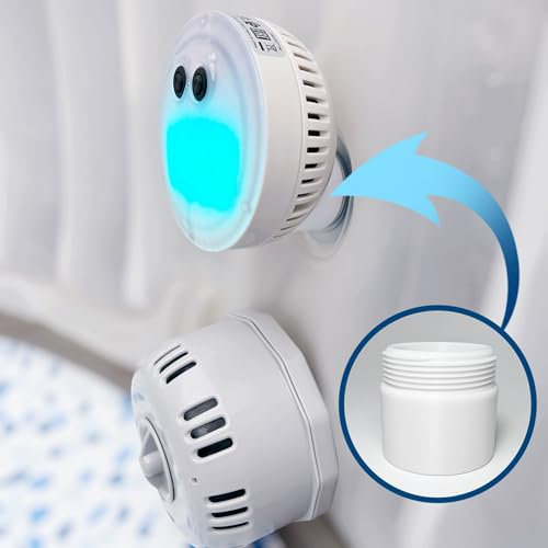 WiseWave Premium LED Lichtadapter (Keine Beleuchtung): kompatibel mit Intex Lay Z Spa SaluSpa Coleman Tragbare aufblasbare Whirlpools mit Luftdüsen Unterwasser Zubehör für AirJet und HydroJet Pro