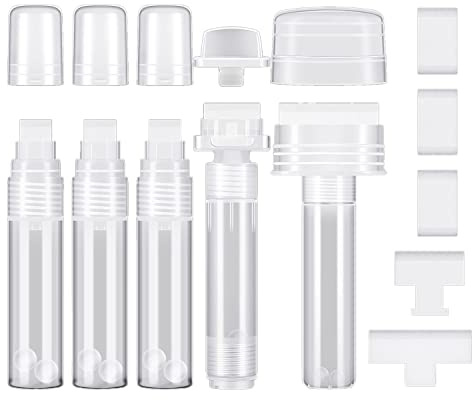 TOBEOME 5Er-Pack Graffiti-Marker, NachfüLlbare Lackmarker, Lackstift für mit 5 Ersatzspitzen (50 Mm, 30 Mm, 15 Mm)