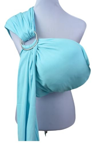 Baby Tragetuch Ring Sling Babytragetücher ohne Knoten Babytrage für Neugeborene ab Geburt Kleinkind Baby Wrap (Fruchtgrün)