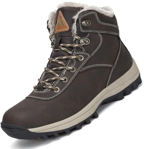 Mishansha Uomo Scarpe Invernali Donna Stivali da Neve Calda Impermeabili Outdoor Sneakers da Trekking Taglia 36-48 EU
