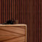 ANHUIB Red Wood Slat Wallpaper 3D Peel and Stick Wallpaper(17.7X118in) Faux Panel Wall Paper Adhesive with Lines Textured Natural Contact Wall Paper Wood Strips for Living Room Bedroom