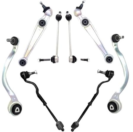 Vorne Unten Vorne Hinten Querlenker Kugelgelenk Spurstange Suspension Kit Kompatibel for BMW X5 X6 E70 E71 2007 2008-2013
