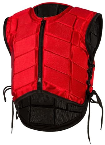 Gilet Imbottito da Equitazione Protettivo,Gilet Protettivo equestre,Gilet da Equitazione Protezione equestre,Smorzamento,Traspirante,Regolabile,per Equitazione per Donne e Uomini.