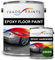 2 Pack Epoxy Garage Concrete Floor Paint - 2.5 Litre (Green BS14C39)