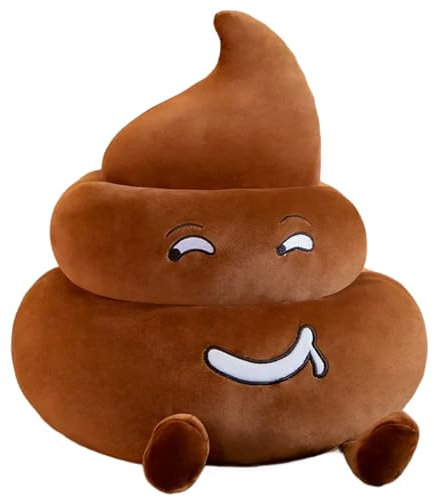 Csafyrt Poop Plüsch 10 Zoll niedliches Poop Kissen mit lustigen Ausdruck und Beinen Baumwollkot Spielzeug hautfreundlicher atmungsaktiver dekorativer KOT für Home Hotel Party