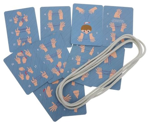 SUPVOX Juguetes Manos Cuerdas Flores Juego Niños Entretenimiento Nostalgia Desarrollo Social