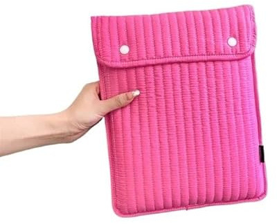 DUANSIYU Trousse Maquillage Sac à Main en Tissu for Tablette et Ordinateur Portable avec Broderie Ins Trousse De Maquillage(PK,L)