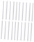 HEALSOPTHY 20pcs Colorful Hot Melt Glue Sticks for Craft Odor Adhesive Strips for Bonding Plastics and Ornaments Easy to Use and Carry White